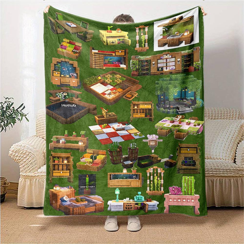 Garden Furniture Collection Blanket Soft Throw Blanket For Home Bedroom Bed Sofa Travel Office Solid Christmas Blanket