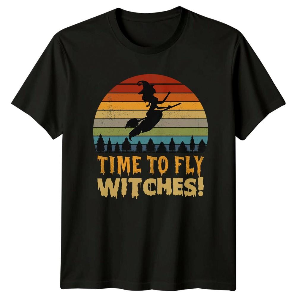 Time To Fly Witches Unisexs TShirt Witch Halloween Gift For Her