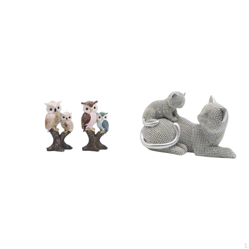 Animal Figurine Sculpture for Office Living Room Bedroom Party Housewarming Gift Realistic Cute