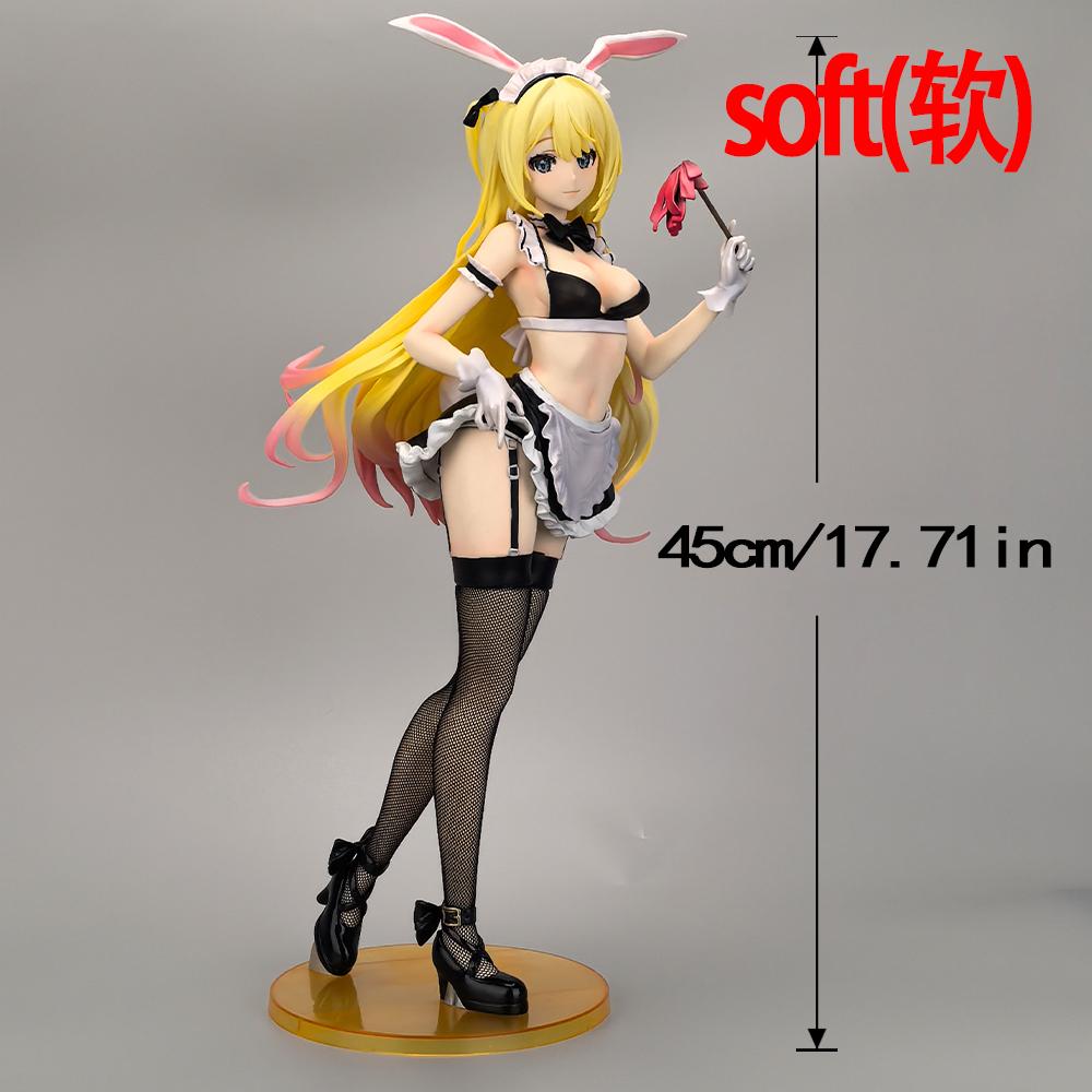 MX 46см NSFW Аниме Фигурка Девочки Эччи Фигурка Девушка-Кролик ПОЛИВИНИЛХЛОРИД Фигурка Действия Миниатюрные Игрушки Коллекционная Фигурка Статуэтка для Взрослых