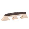 6 String Banjo Bridge Universal 3 Legged Premium Ebony Maple Banjo Bridge for Banjolele Accessories