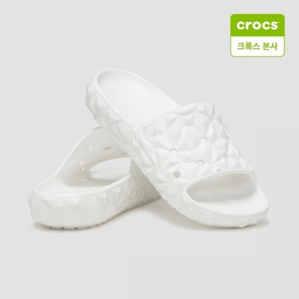 

Crocs Galleria Crocs Headquarters Classic Geometric Slide 209608 100 100 white/M10W12