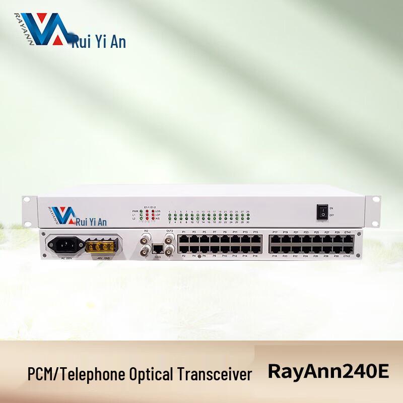 RayAnn240E Telephone Optical Transceiver & Multiplexer