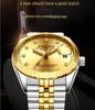 Tycoon Gold Waterproof Couple Watch: Stylish Gold Watches for Men and Women