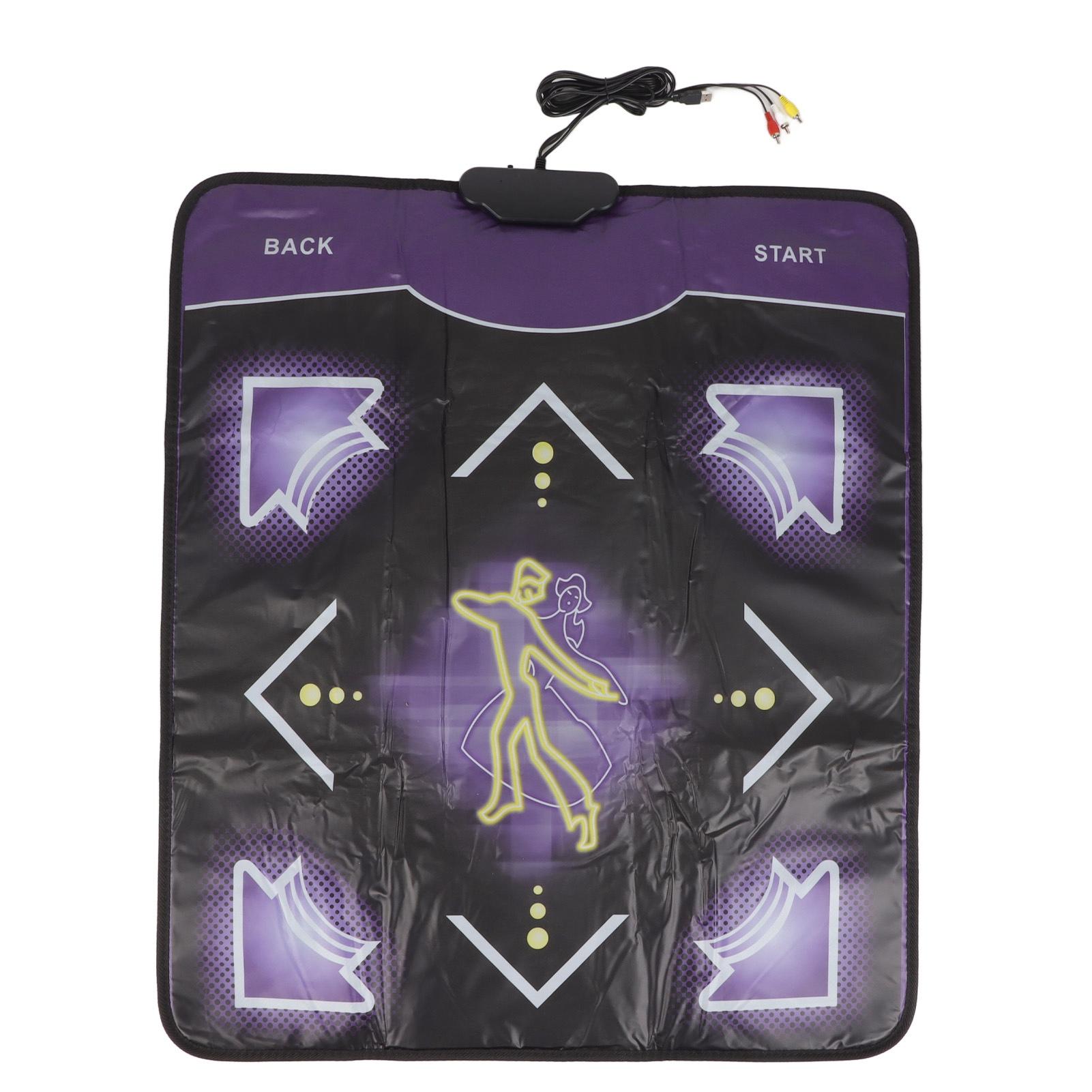 

Одинарный танцевальный коврик, прочный, износостойкий, 8-битный чип, телевизор, компьютер, танцевальный коврик двойного назначения для взрослых и