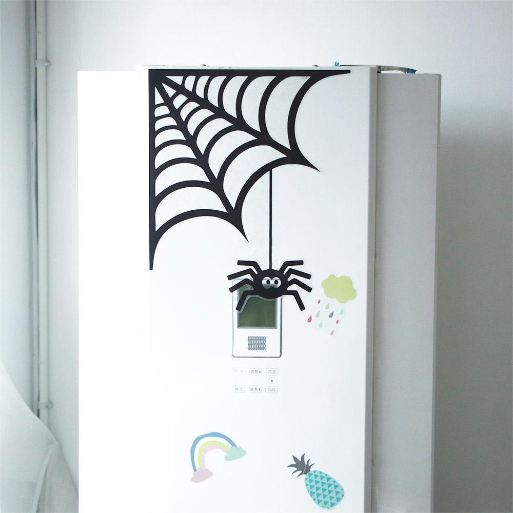Black DIY Window On Wall Prank Halloween Decoration Decal Spider Sticker Wallpaper