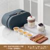 Travel tea set Ceramic Kuaike cup Portable outdoor camping Car tea making equipment Practical gifts