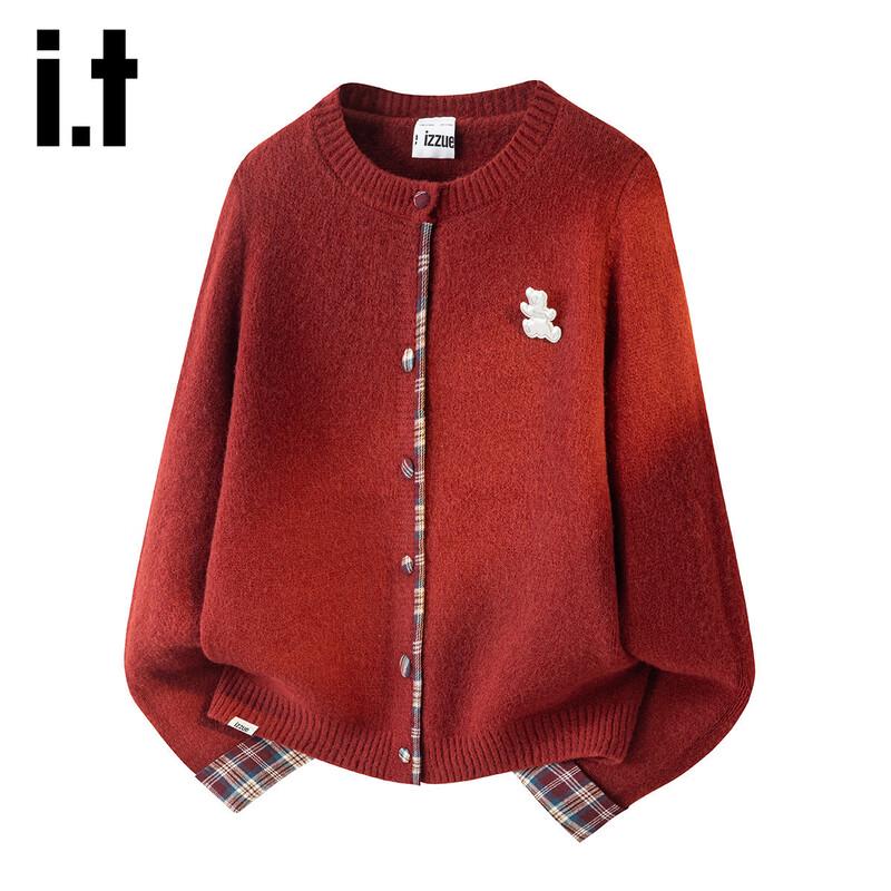 Izzue IT Women s Faux Two-Piece Knit Sweater One Size