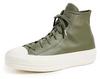 Sneakers Chuck Taylor All Star Lift Leather High Utility/egret/silver
