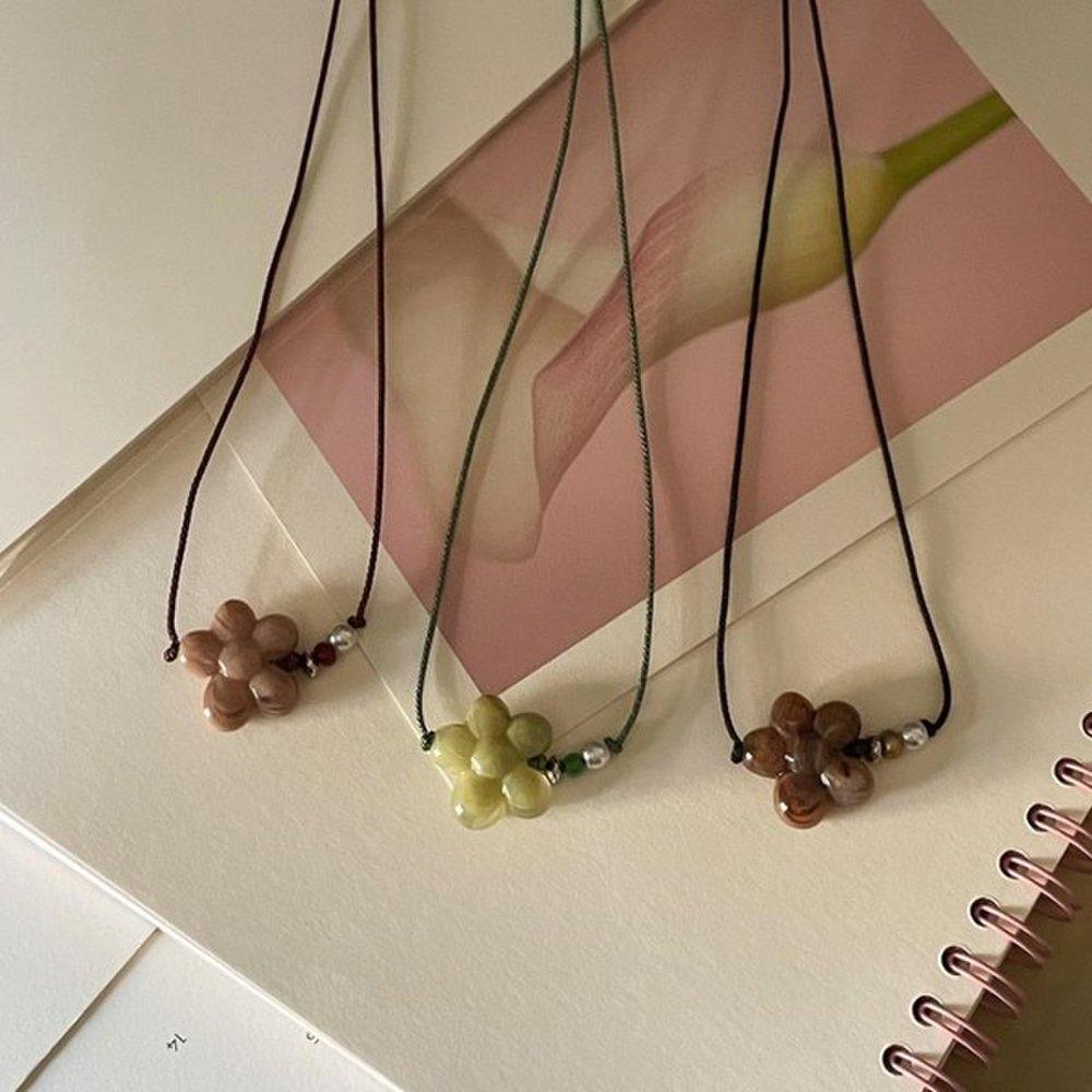 Women's Vintage 3-Color Necklace A31651_P373955175