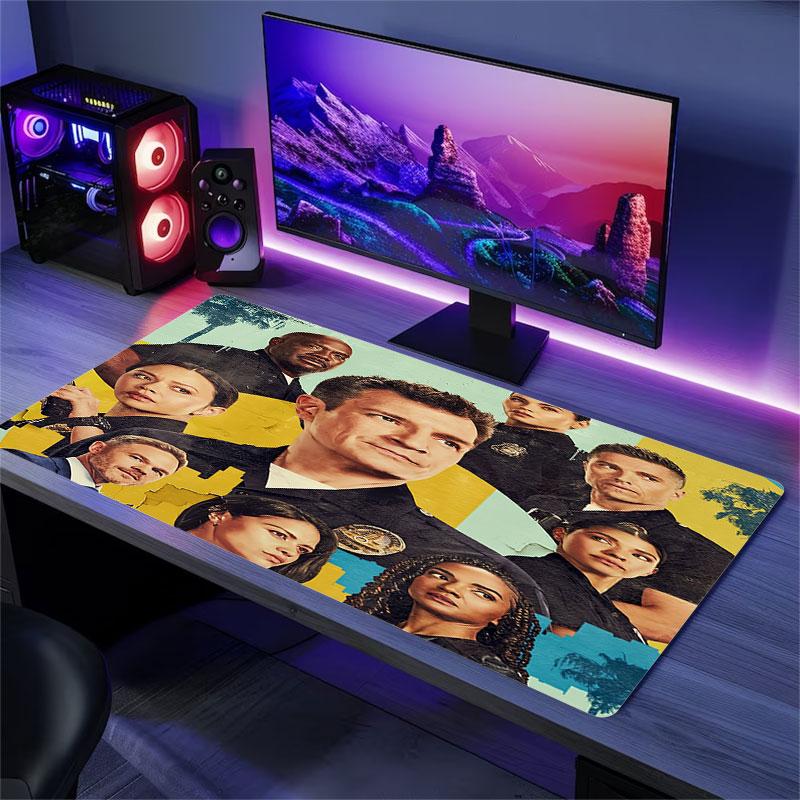 Noob Old Man Mouse Pad, Large Gaming Desk Mat, Non-slip XXL Mousepad for Laptop & Tablet, Mini PC Playmat with Stitched Edges