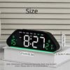 Temperature Display Digital Clock Humidity Display Desk Clock LED Alarm Clock  Living Room