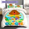 Biancheria da letto con motivo Hey Duggee, Set piumone Copripiumino Federa Regalo di compleanno per la casa(1 * copripiumino + 2 * federa, senza nucleo)