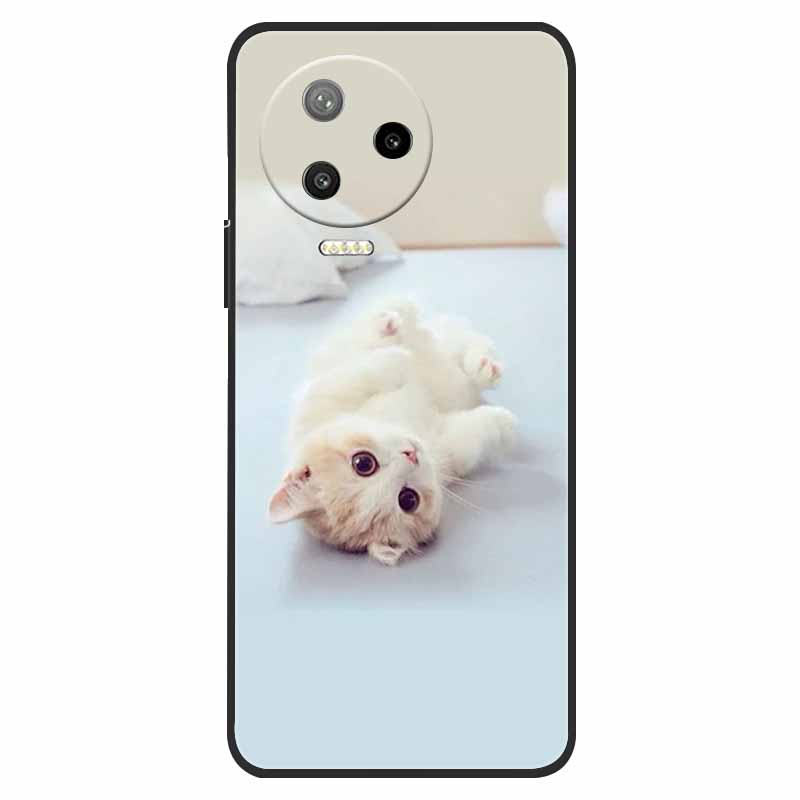 Etui do Infinix Note 12 2023 Note12 Pro 4G NFC Miękki silikon TPU Tylna osłona do Infinix Note 12 X676C 2023 Etui na telefon Czarny