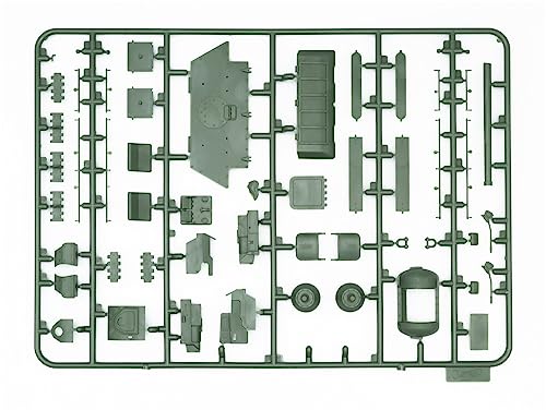 ICM 1/35 Scale World War II German Army Captured Pz.KpfW.747 T-34 (r) Medium Tank Plastic Model Kit 35370