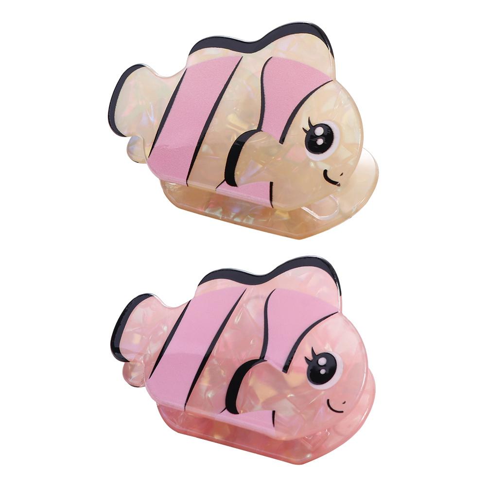 

Cartoon Acetate Shark Clip Acrylic Animal Hair Clip Fashion Tropical Fish Hair Claw Party