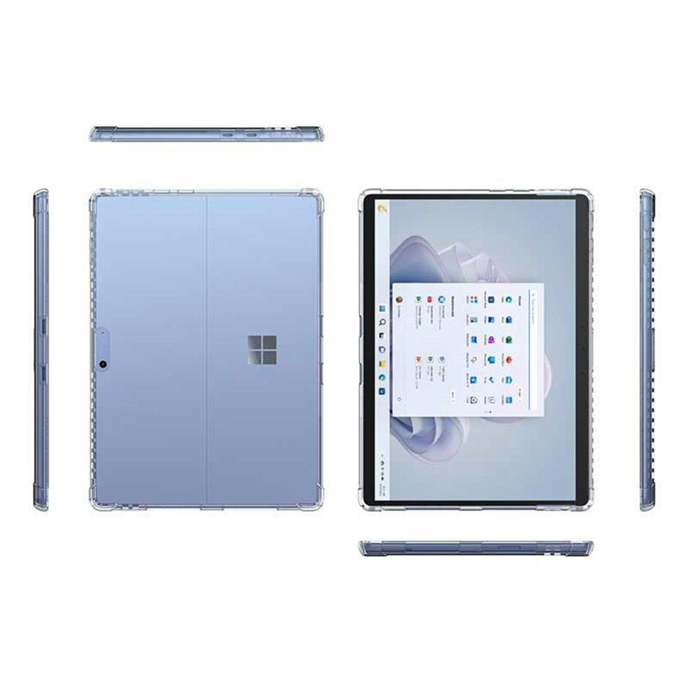 Etui na tablet dla Microsoft Surface Pro 11/10/9/8 Odporne na wstrząsy Cztery rogi Przezroczyste Etui TPU
