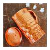 Pure Copper Jug/Pitcher with Diamond Hammered Beeding Design, Drinkware & Storage Purpose, Volume-1500 ML