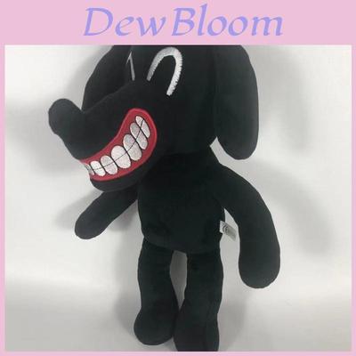 Zachte En Knuffelige Cartoon Siren Head Horror Zwarte Hond Pluche Pop Perfect Kerstcadeau