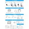 TOZO A1 Earphones Bluetooth Wireless Earphones, Mid-Low Frequency Range, Warm Sound Quality, Small, Lightweight, Comfortable, Built-in Microphone, AI 