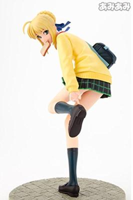 Hobby Japan Magazine Mail Order Limited Night School Girl Painted PVC Model Fate/stay [High Saber] 1/8
