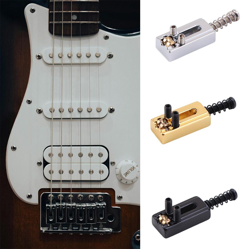Replacement Guitar Bridge Roller Saddles Black Gold Bridge Tremolo Saddles Stringed Instrument