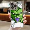 Cell Frieza Buu King Piccolo Dragons Balls Phone Case for iPhone 11 13 15 16 17 Pro Max 14 Plus 17Air 16E 13 12 Mini Clear Cover