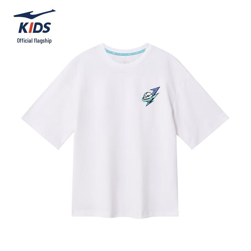 ERKE Boys' Youth Round Neck Short Sleeve Outdoor Sports T-shirt