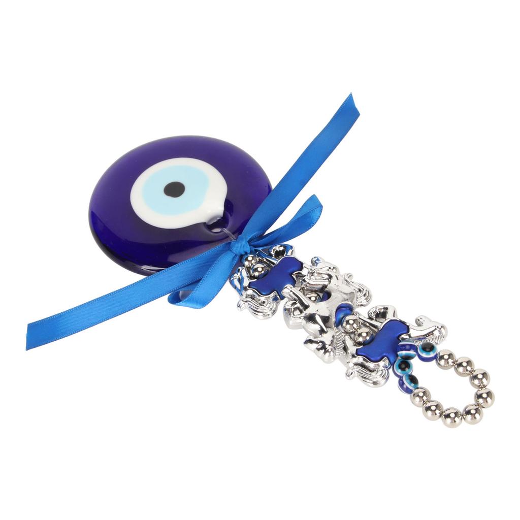 Blue Evil Eye Pendant Stylish Exquisite Resin Hand Crafted Good Luck Evil Eye Wall Decoration for