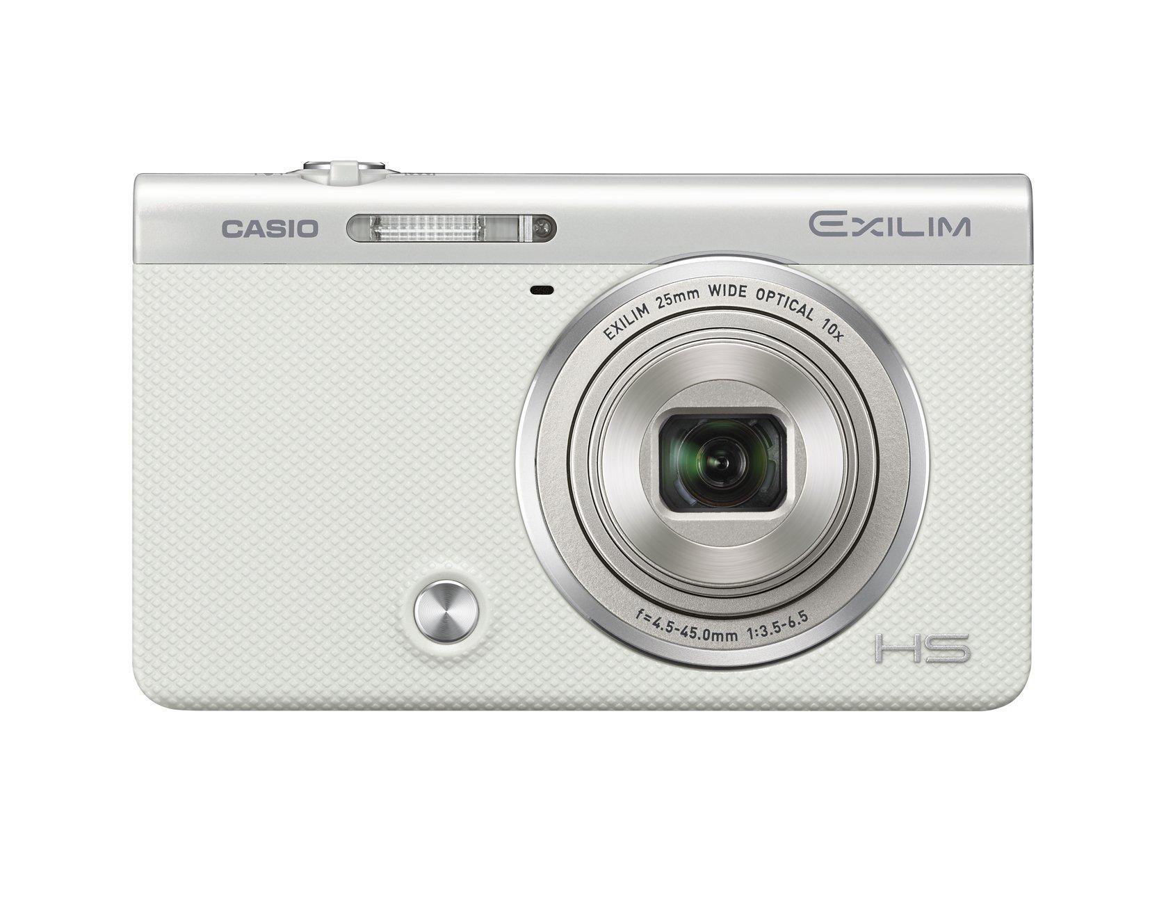 

CASIO Digital Camera EXILIM Selfie Tilt LCD with Auto Transfer Function EXZR60 White EX-ZR60WE білий