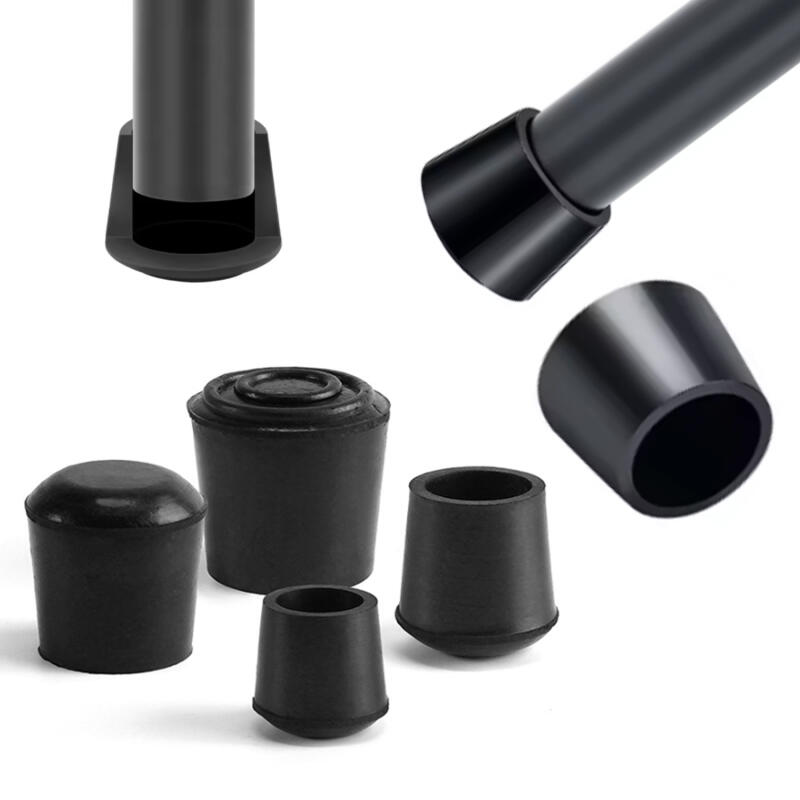 4-16pcs Rubber Round Chair Leg Pad 6-32mm Furniture Leg Table End Plug Silent Anti-slip Floor Protection Cap Foot Cover Toe Tip