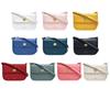 Light luxury premium shoulder messenger bag niche design semi-round bag first layer cowhide saddle bag generation