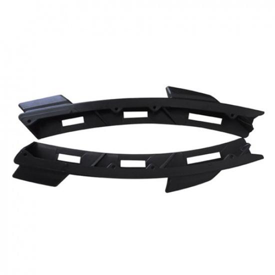 2Pcs Black Left & Right Side Front Bumper Bracket For Hyundai Accent 2012-2017