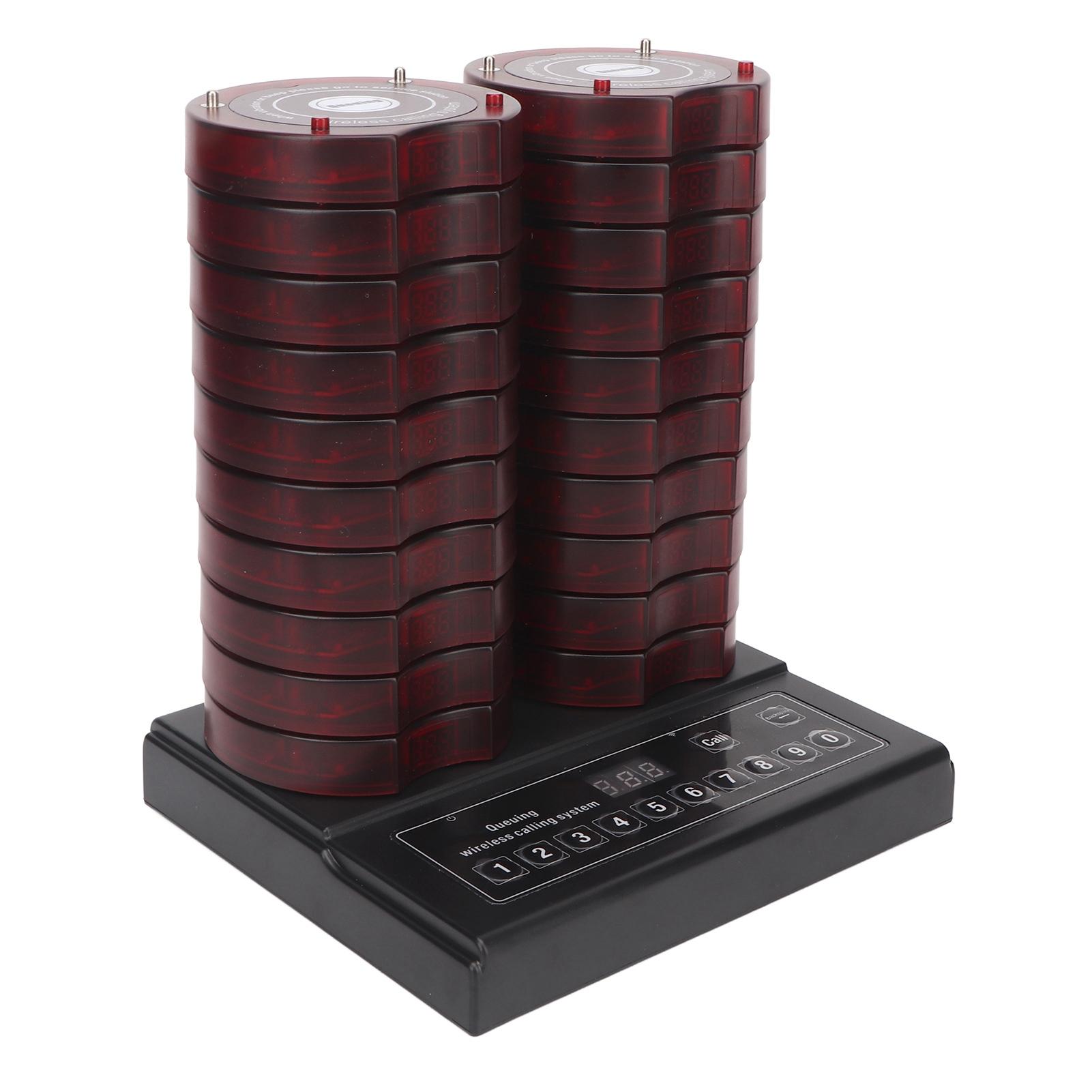 

Беспроводная система вызова 20 кнопок вызова профессиональная система пейджера для ресторана для медсестры больницы EU Plug