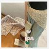 Sheer Mesh Floral Lace Scarf Hollow Design Crochet Headscarf Cute Beach Hair Band  Beach Outfits
