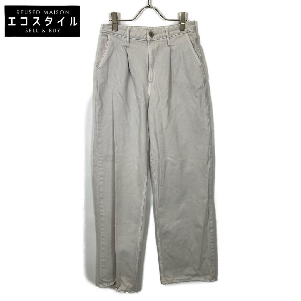 Upper Hights Gray THE HAILEY High Rise Wide Tuck Denim Pants Bottoms 24 grayUsed