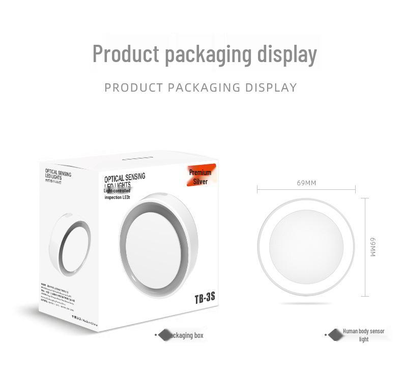 LED Nightlight with Light Sensor for Bedroom or Nursery