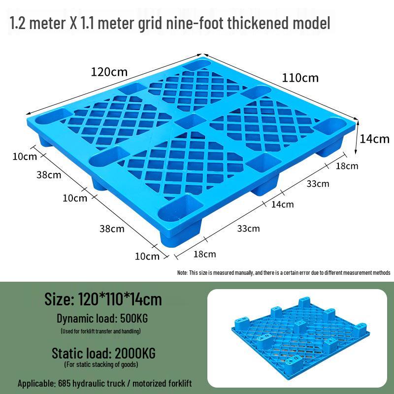 Moisture-Proof Plastic Forklift Pallet Platform Tray