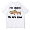 Funny Fishing Lover Tshirts Unisex Women 2026 Summer Pure Cotton Tshrits Hip Hop Casual T Shirts High Quality Daily Streetwear