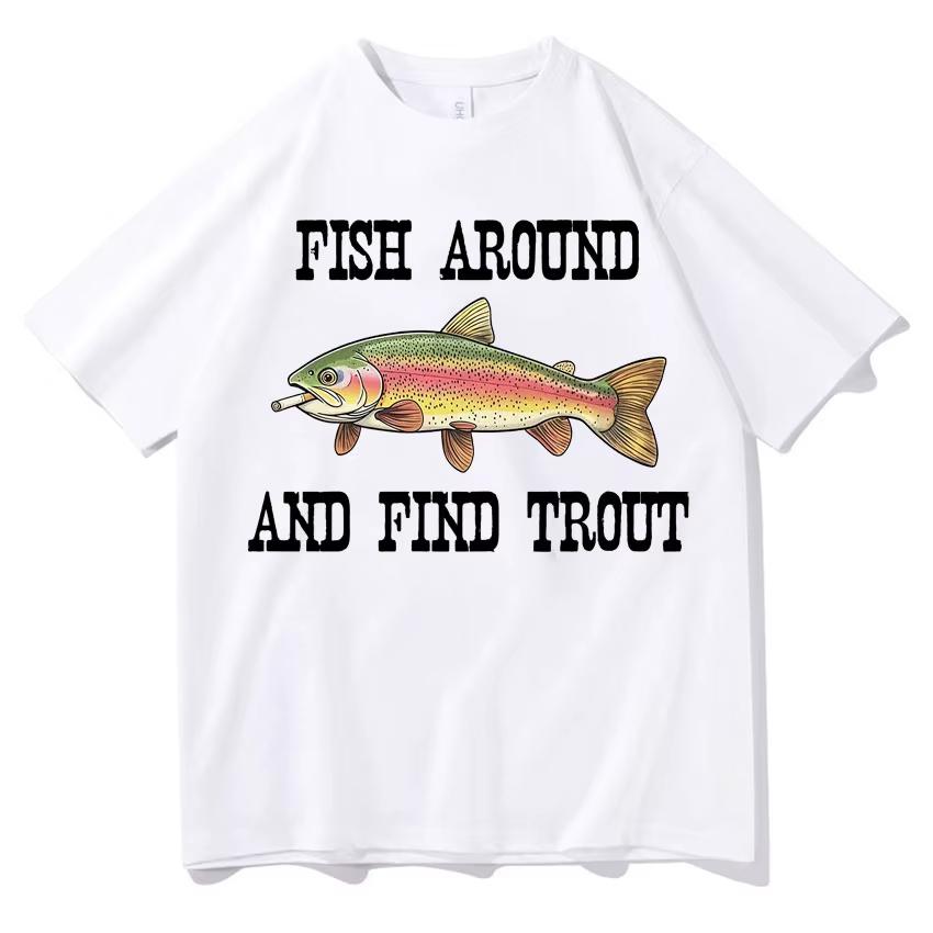 Funny Fishing Lover Tshirts Unisex Women Summer Pure Cotton Tshrit Oversized Hip Hop Casual T Shirts High Quality Daily Streetwear