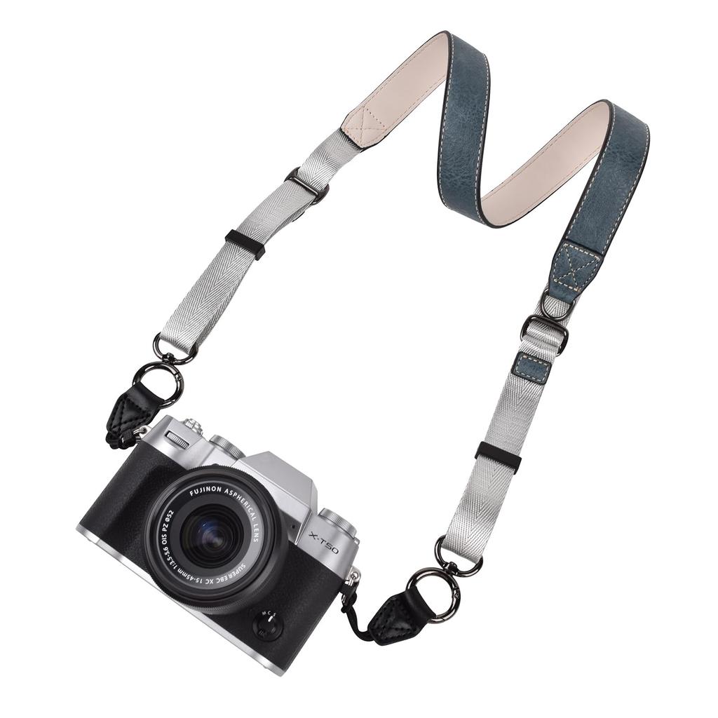 VOVMOEYA Camera Camera Neck Strap with Triangle Ring for and Compatible with Fuji Compact and Mirrorless Digital Total Crossbody or Neck Strap for