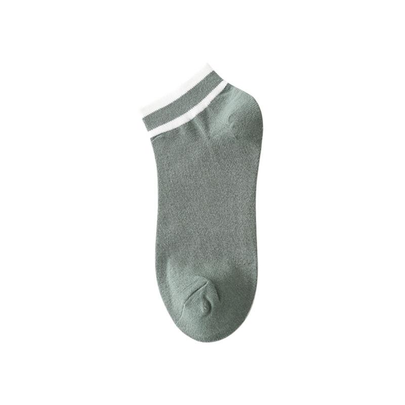 Pure Cotton Short Socks for Men, Boat Socks, Summer Invisible Anti-drop and All-cotton Anti-odor Thin Men's Shallow Socks