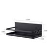 Eachjoy Magnetic Spice Rack, Laundry Storage, Refrigerator Side Rack x 2 Set (Black)