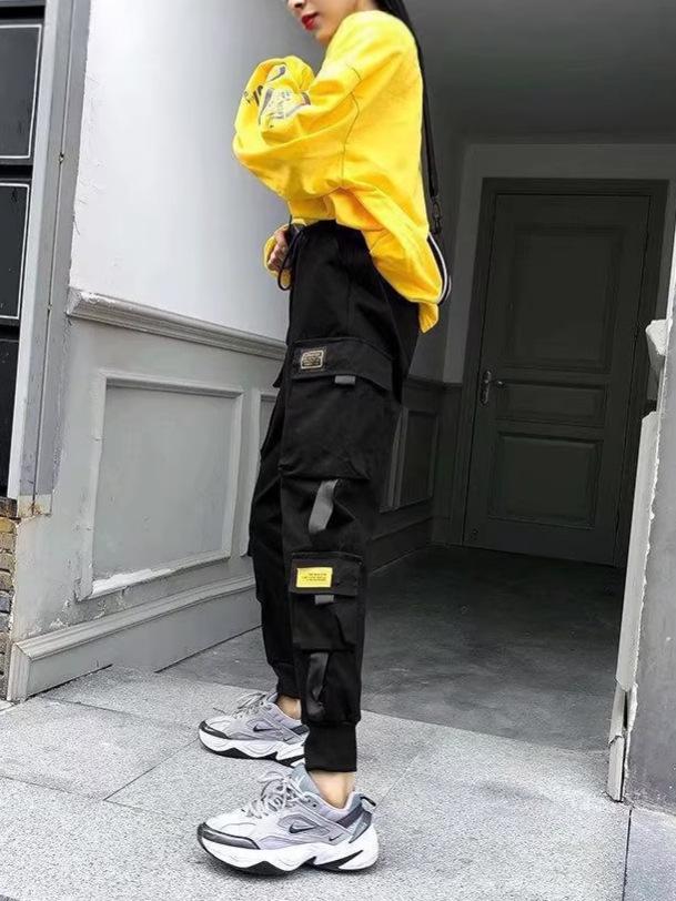 Niche Cargo Jogger Pants for Men & Women, Slim Fit, Casual Loose Style, Customizable Design by Picture.