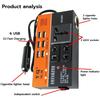 Universal Power Adapter High Power Car Converter Socket Portable Automotive Charger Inverter