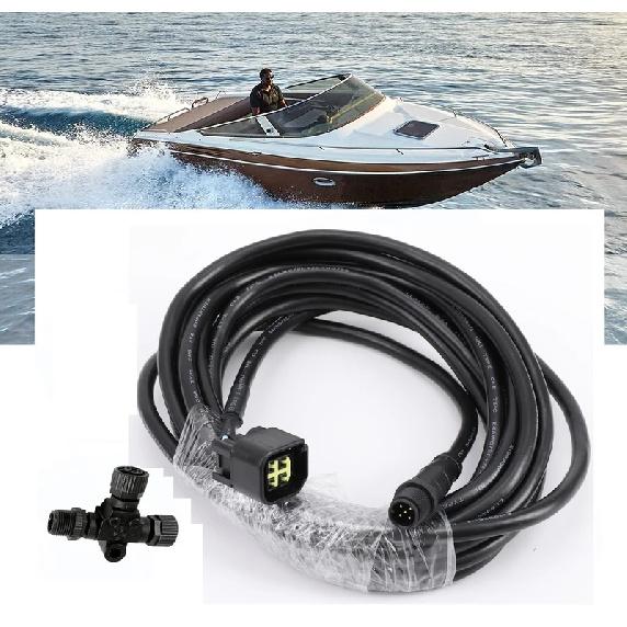 PLOSON Engine Interface Cable NMEA2000 Network Connection with T-Connector Compatible with Yamaha Outboard Engine 2006-2023