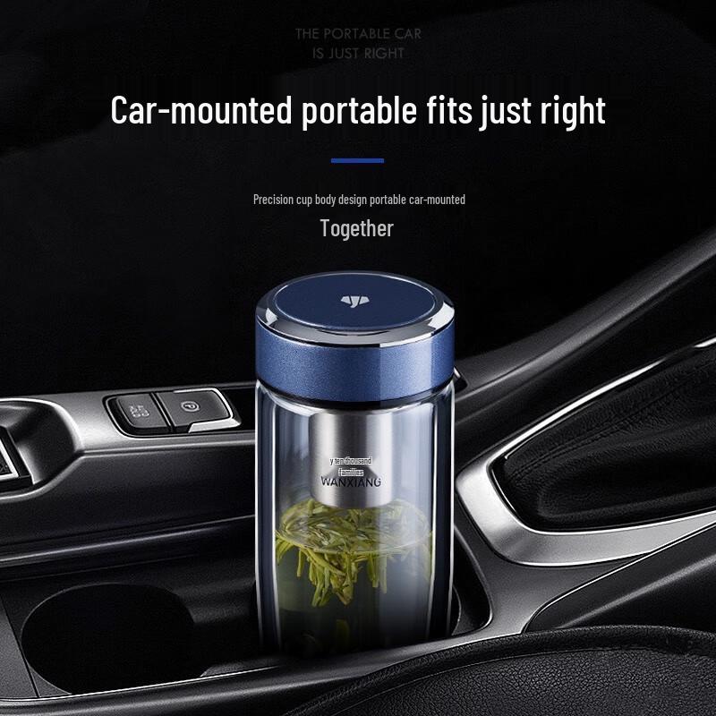 Vientiane Double-Layer Glass Mug
