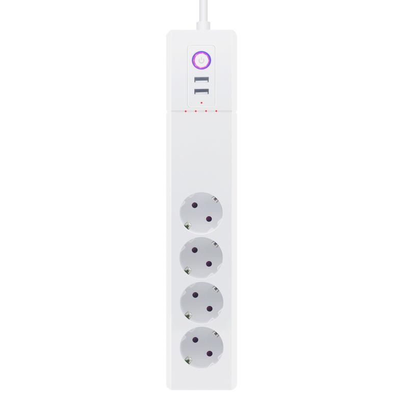 

Graffiti Scheme EU: Wifi/Zigbee Smart Power Strip with Alexa Voice Control, European Standard Socket