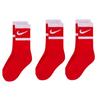 Socks 3 Pack University Red Kids' HF7018-657