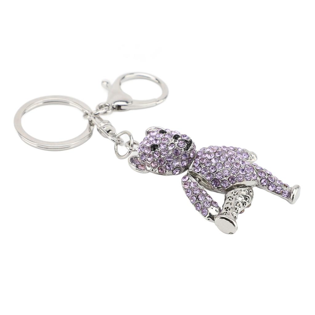 Keychain Artificial   Pendant Keychain Rhinestone Car Key Keychain For Bags Wallets Backpacks